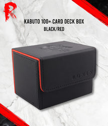 Kabuto 100+ Card Deck Box - Black Red Ver.2