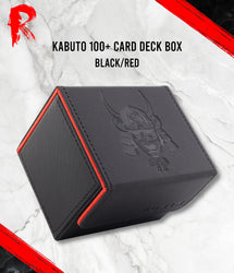 Kabuto 100+ Card Deck Box - Black Red Ver.2