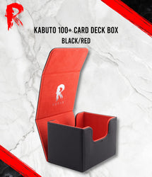 Kabuto 100+ Card Deck Box - Black Red Ver.2