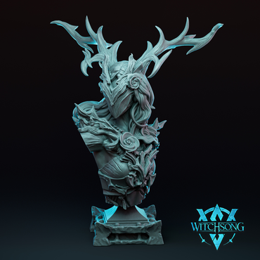 Lady of the Grove Bust - Witchsong Miniatures - Fox Den Resin Printed Miniature