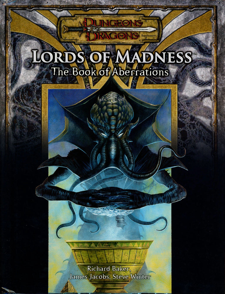 D&D 3E Lords of Madness the Book of Aberrations - Pre-Owned