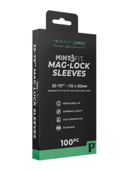 MintFit Mag-Lock Card Case Sleeves (35pt-75pt) - 100pc