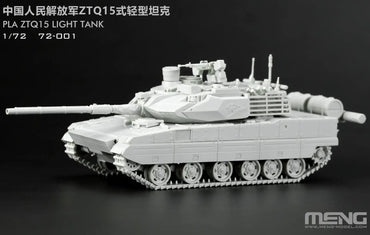 Meng 1/72 PLA ZTQ15 Light Tank Plastic Model Kit