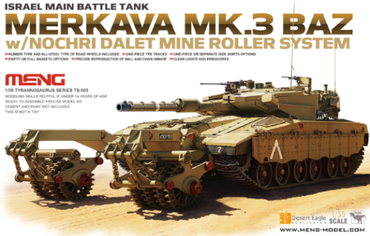 1/35 Israel Main Battle Tank Merkava Mk.3 BAZ w/Nochri Dalet Mine Roller System Model Kit