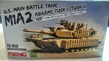 Meng 1/35 U.S. Main Battle Tank M1A2 SEP Abrams TUSK I/TUSK II Plastic Model Kit