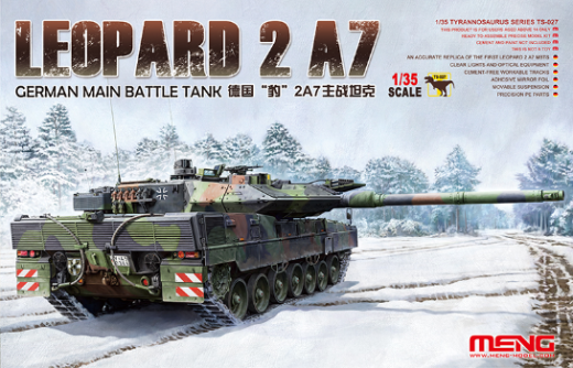 1/35 German Main Battle Tank Leopard 2 A7 Plastic Model Kit