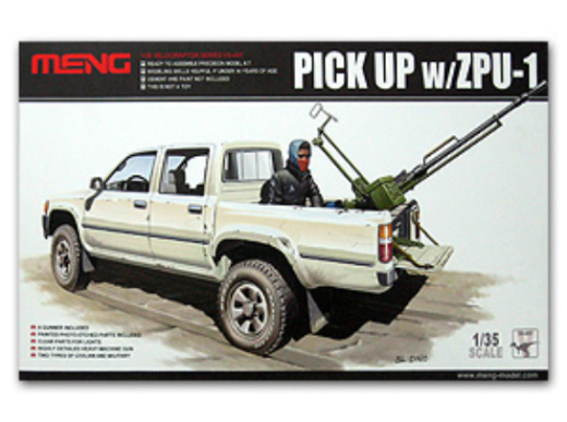 1/35 Pickup w/ZPU-1 Plastic Model Kit