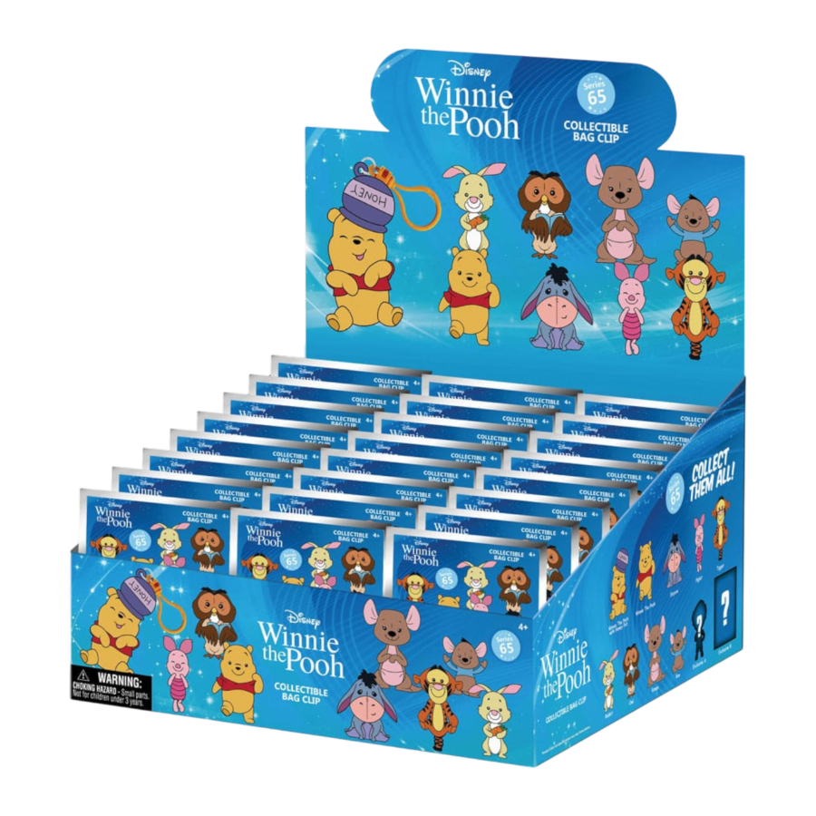 Winnie The Pooh - 3D PVC Bag Clips Blind Bag Series 65