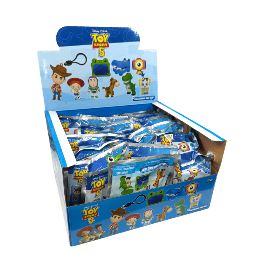Toy Story 5 – 3D Foam Bag Clip Blind Bag Assortment (Series 01)