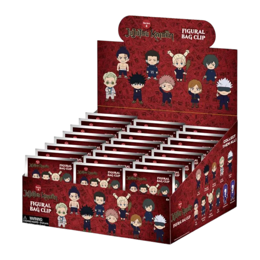 Jujutsu Kaisen - 3D PVC Bag Clips Blind Bag Series 4