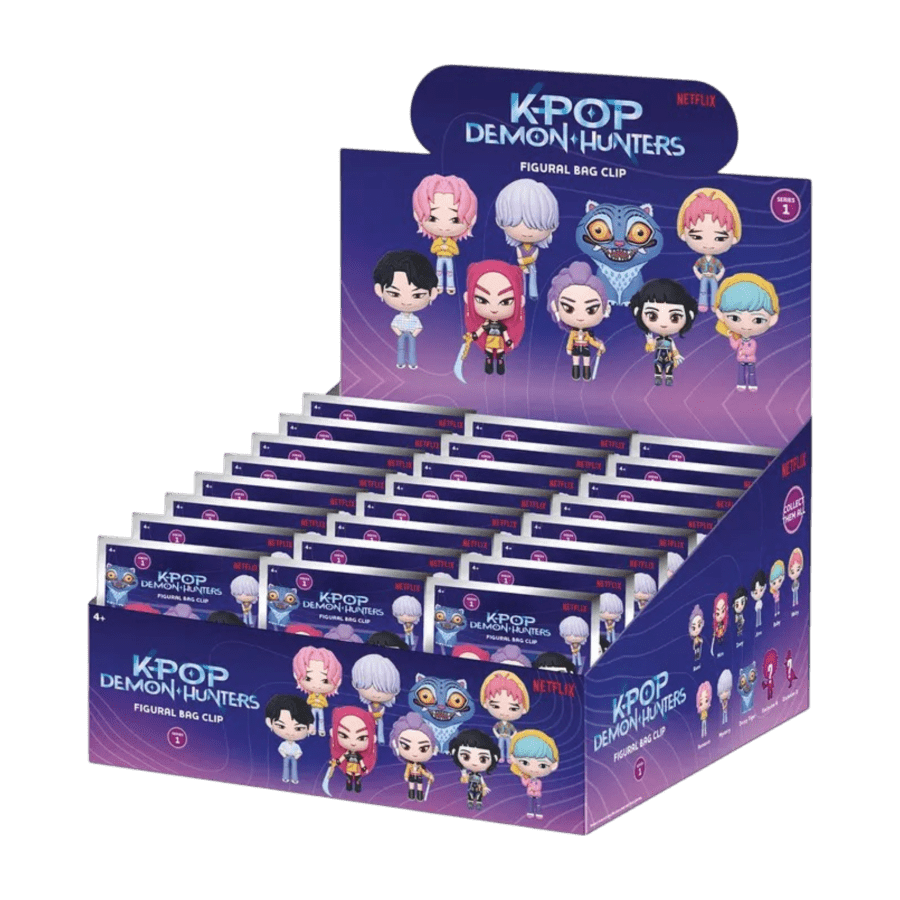 KPop Demon Hunters – 3D PVC Bag Clips Blind Bag Series 1