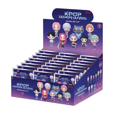 KPop Demon Hunters – 3D PVC Bag Clips Blind Bag Series 1