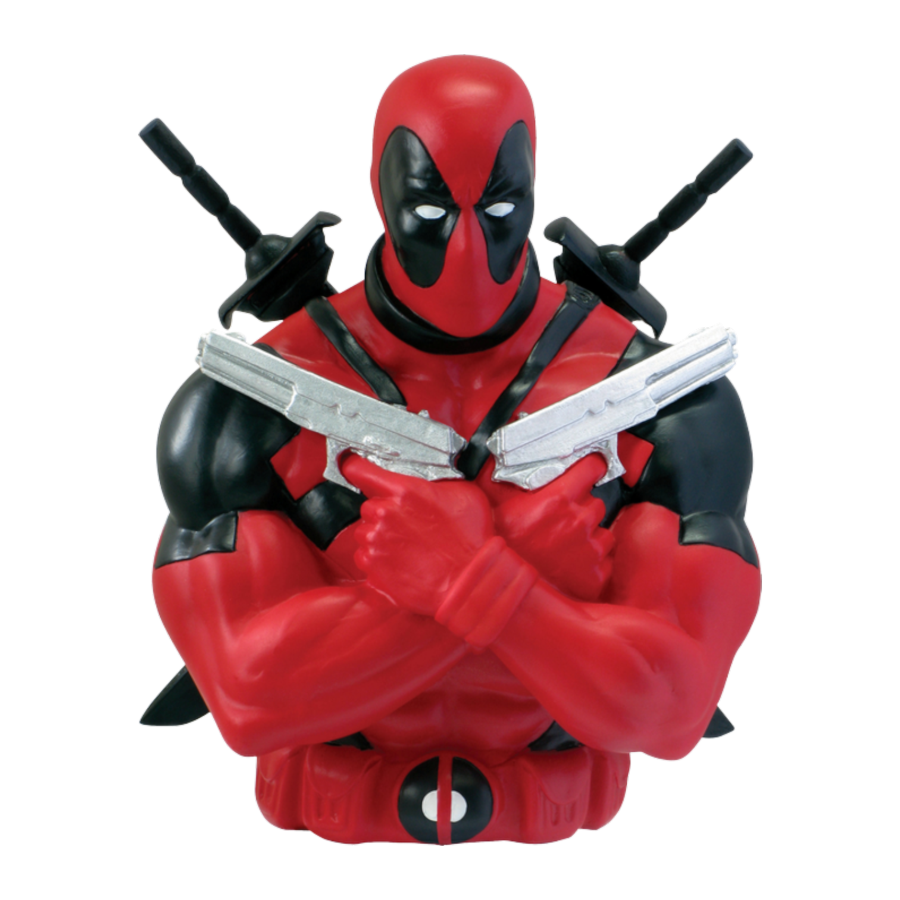 Marvel Comics - Deadpool Cross Pose Bust Bank