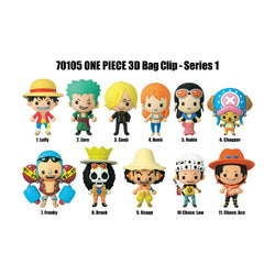 One Piece - 3D PVC Bag Clips Blind Bag Series 1