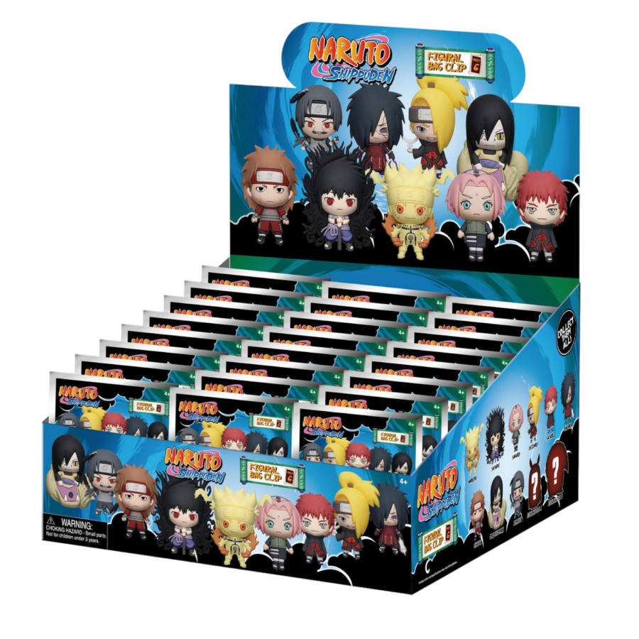 Naruto - 3D PVC Bag Clips (Series 6) Blind Bag