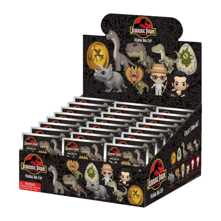 Jurassic Park - 3D PVC Bag Clips Blind Bag Series 1