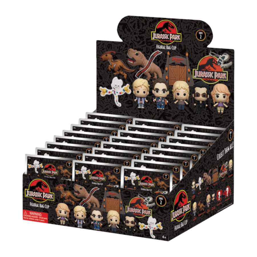 Jurassic Park - 3D PVC Bag Clips Blind Bag Series 2