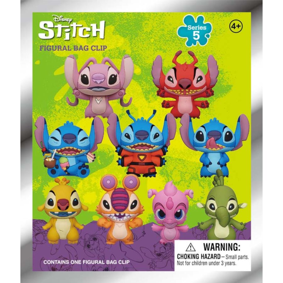 Lilo & Stitch - 3D PVC Bag Clips Series 5 Blind Bag