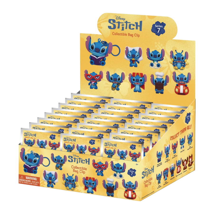 Lilo & Stitch - 3D PVC Bag Clips Blind Bag - Series 7