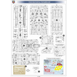 ModelSvit 1/72 Mirage IIIO Plastic Model Kit Aus Decals