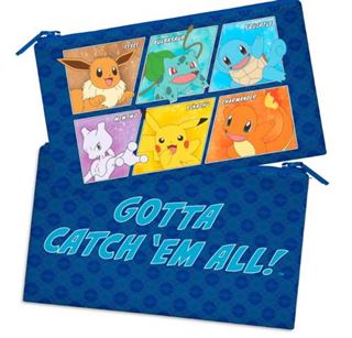 Pokemon - Panels Pencil Case 240mm x 150mm