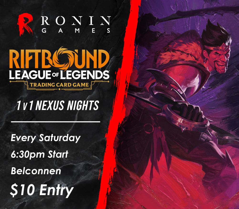 Riftbound: Weekly 1v1 Nexus nights - Belconnen Store