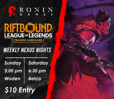 Riftbound: Weekly Nexus Nights - Woden & Belconnen