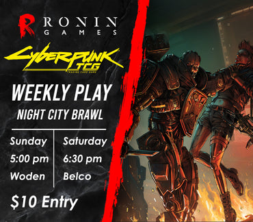 Cyberpunk TCG: Night City Brawl - Weekly at Woden & Belconnen
