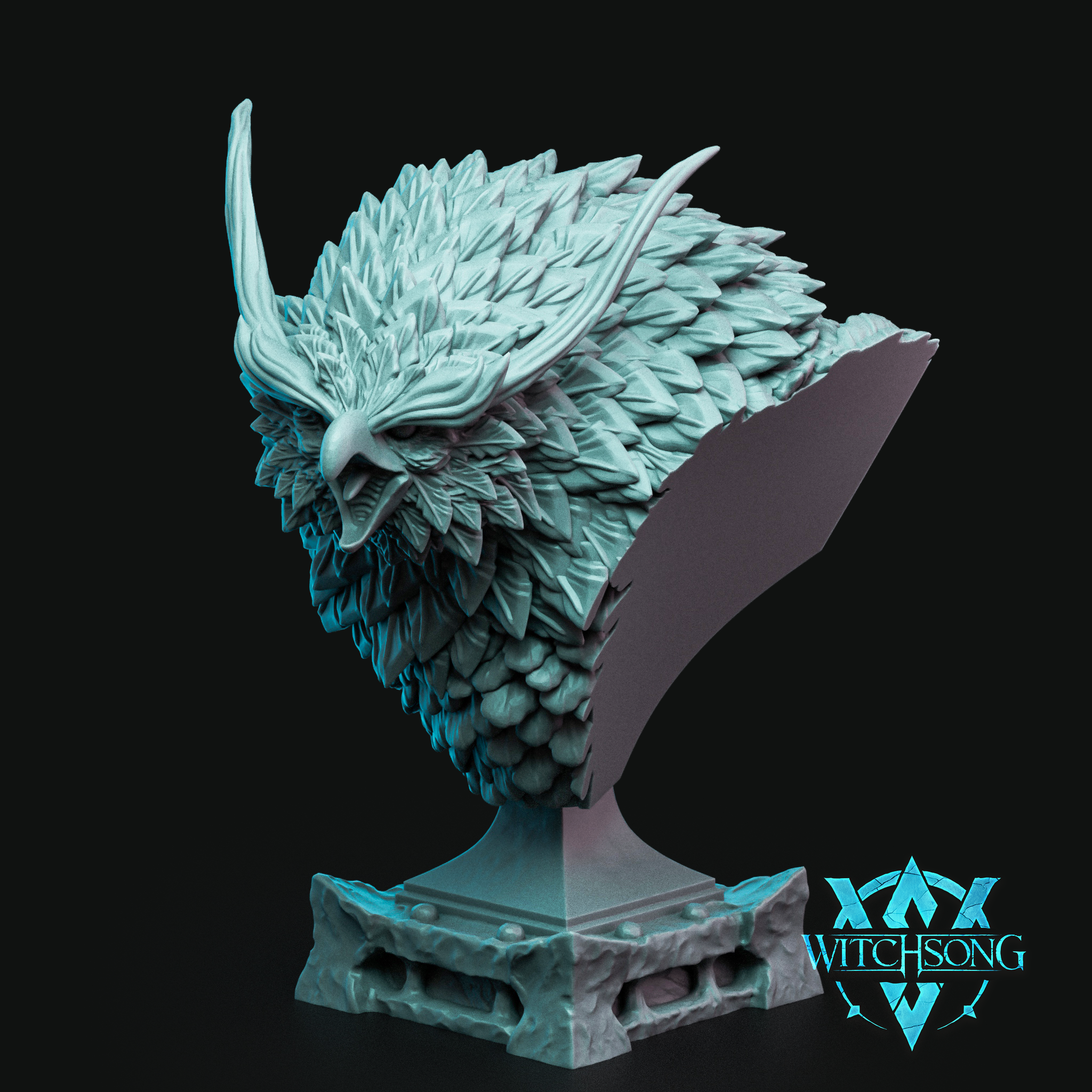 Night Beast Bust - Witchsong Miniatures - Fox Den Resin Printed Miniature