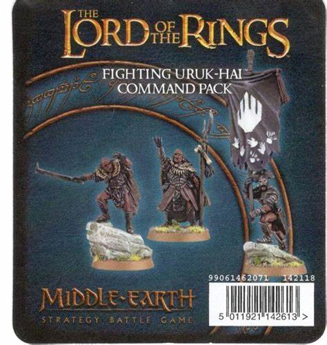 Warhammer The Lord of The Rings: Fighting Uruk-hai™ Warrior Command Pack