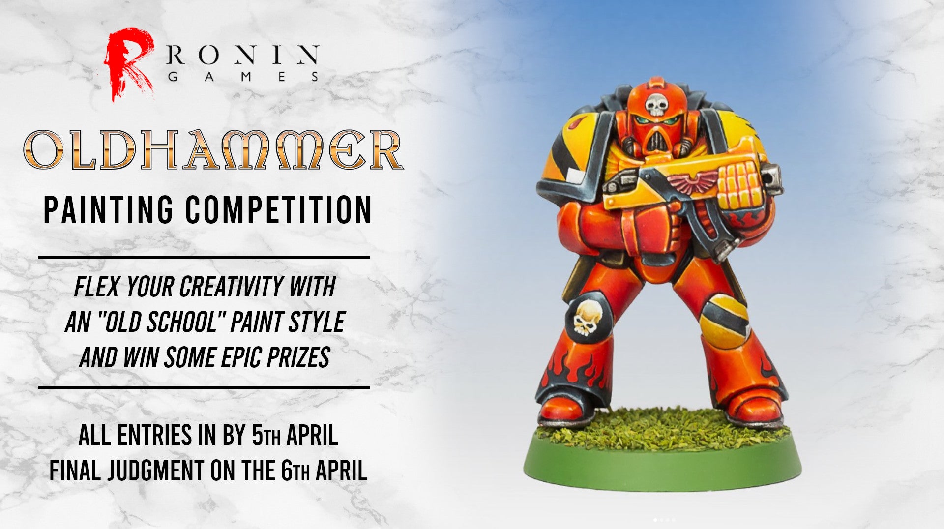 Oldhammer Painting Competition Ticket - Sat, 5 Apr 2025