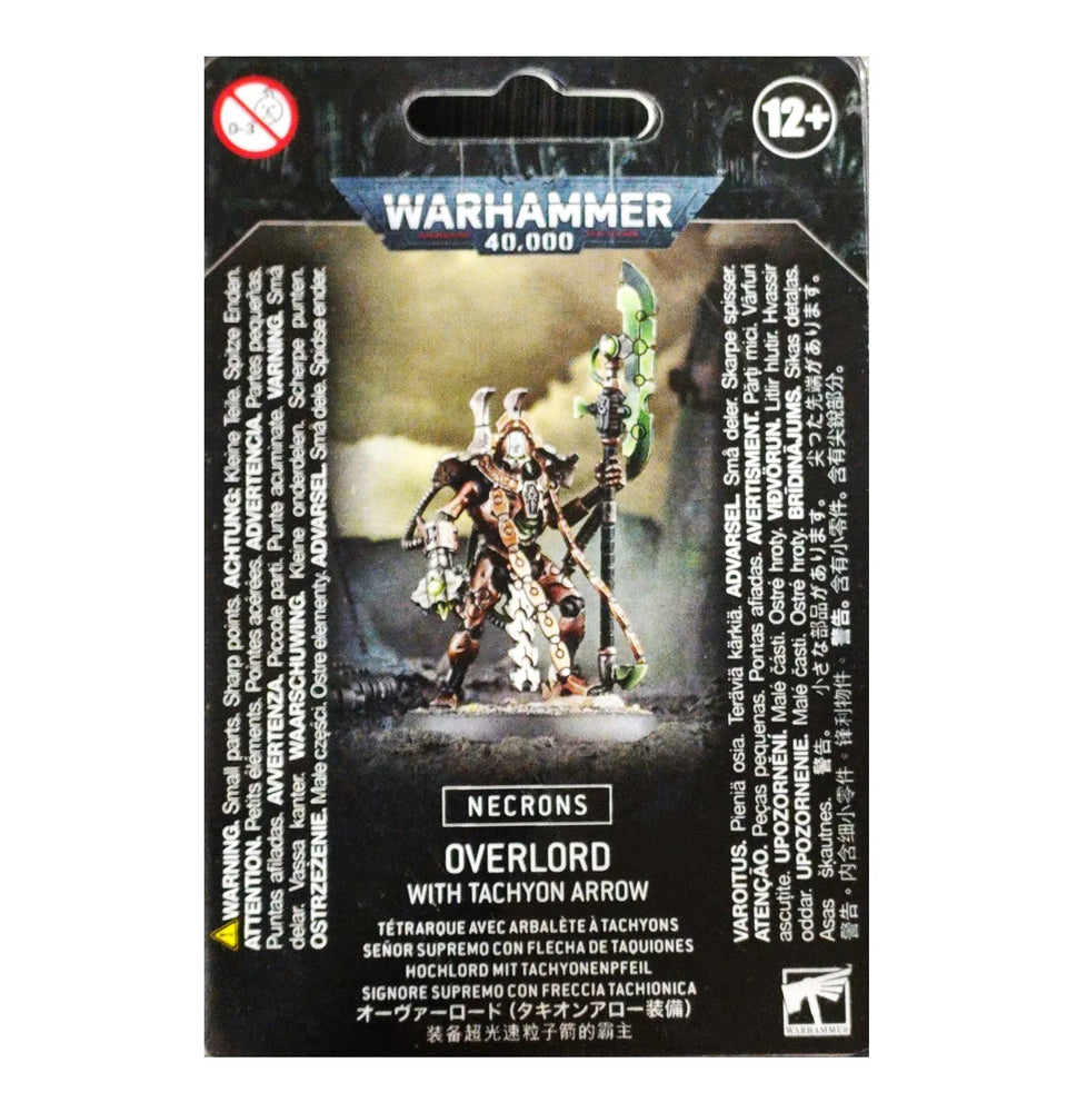Warhammer 40,000: Necron - Overlord with Tachyon Arrow