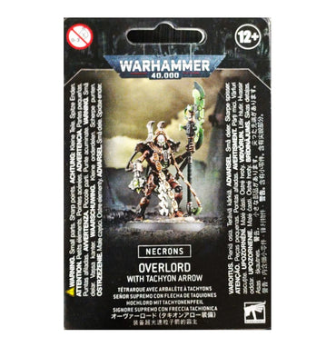 Warhammer 40,000: Necron - Overlord with Tachyon Arrow