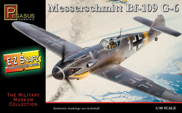 Pegasus 1/48 Messerschmitt Bf-109 G-6 Plastic Model Kit