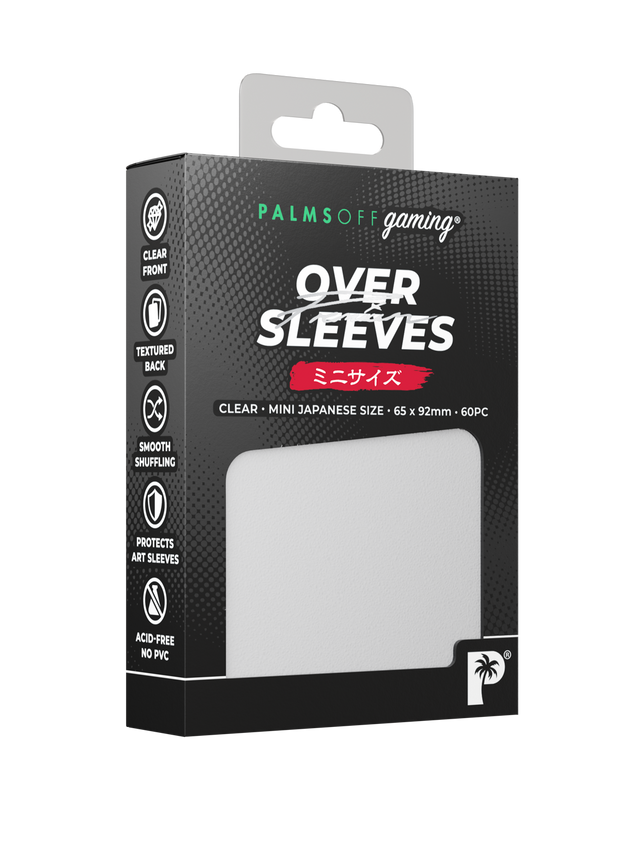 Premium Over Sleeves - Japanese Mini Size - Clear