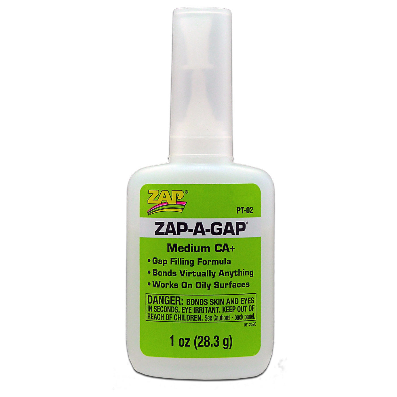 Zap-A-Gap CA+ Medium Cyanoacrylate (Green) 1oz/28.3g