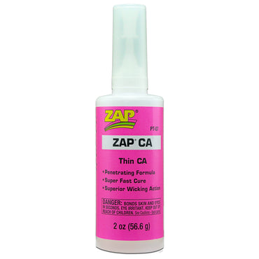 Zap-A-Gap CA Thin Cyanoacrylate (Pink) 2oz/56.6g