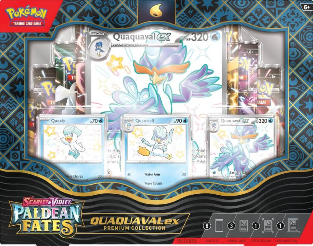 POKÉMON TCG Scarlet & Violet 4.5 Paldean Fates Premium Collection - Quaquaval