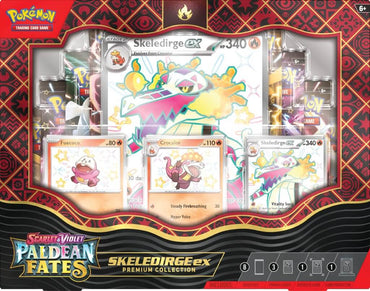 POKÉMON TCG Scarlet & Violet 4.5 Paldean Fates Premium Collection - Skeledirge PRE-ORDER 23 FEB