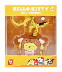 HELLO KITTY - Keychain w/hand strap - Animals (Yellow)