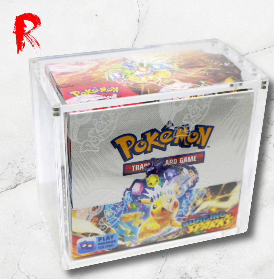 Acrylic Magnetic Display Case for Pokemon Booster Box - Ronin Games - RG3070