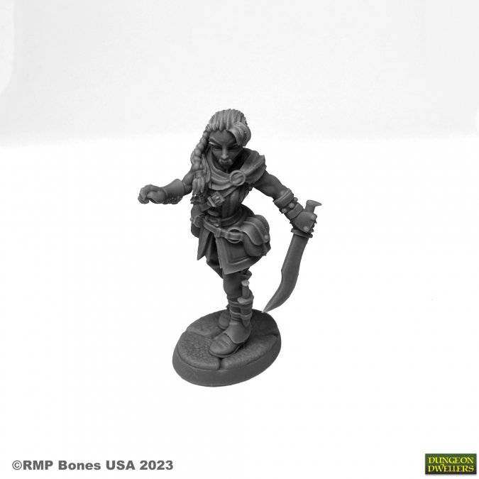 Reaper Bones USA Dungeon Dwellers Emrul Gozgul, Half-Orc Rogue