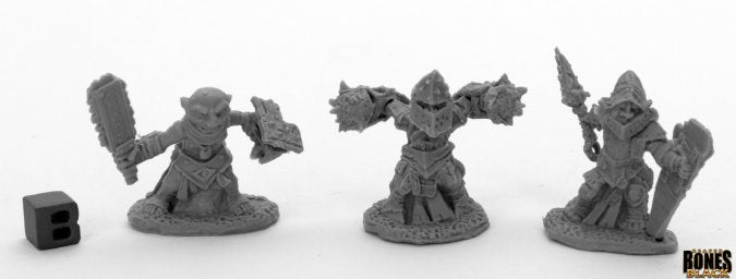 Reaper: Bones Black: Bloodstone Gnome Warriors (3)