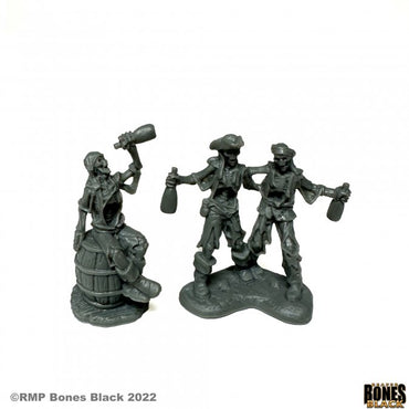 Reaper Bones Black: Skeletal Rum Runners (2)