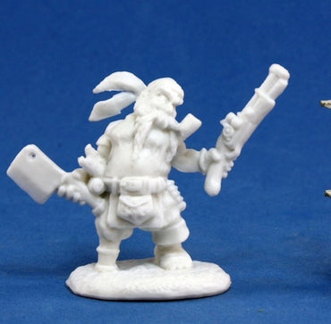 Gruff Grimecleaver, Dwarf Pirate Cook