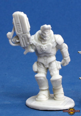 Reaper Bones Miniatures: Nick Stone - IMEF Squad Leader
