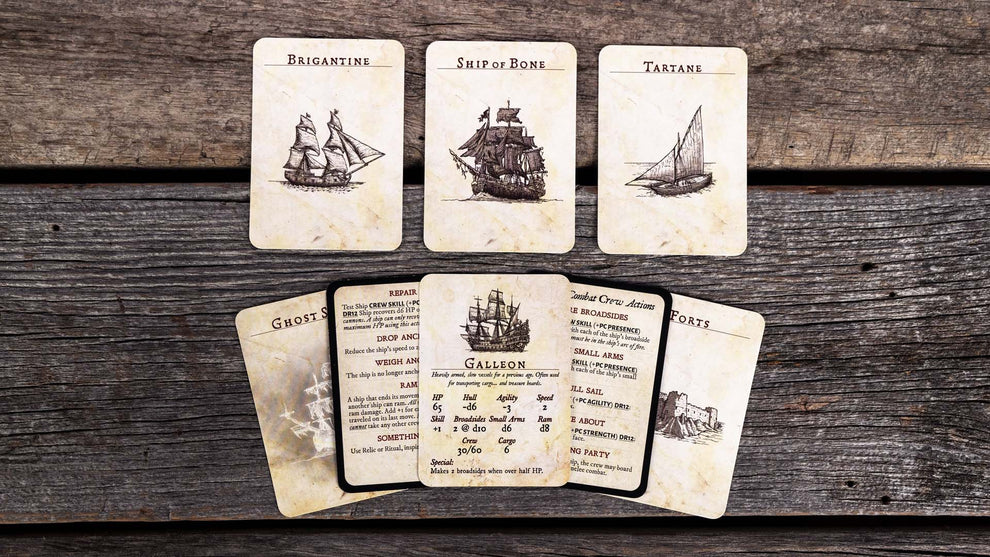 PIRATE BORG Reference Cards