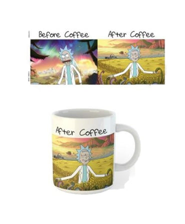 Rick and Morty before and after Coffee Mug