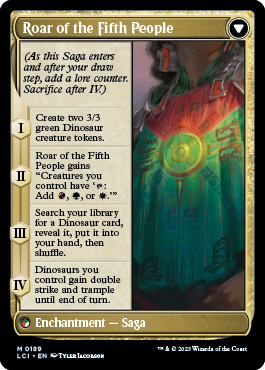 Huatli, Poet of Unity // Roar of the Fifth People [The Lost Caverns of Ixalan Prerelease Cards]