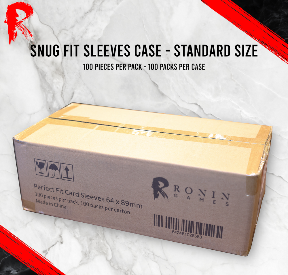 Snug Fit Sleeves - 100pc - Ronin Games - CASE OF 100 PACKS